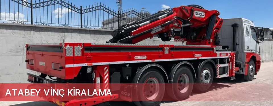Atabey İlçemi Vinç Kiralama
